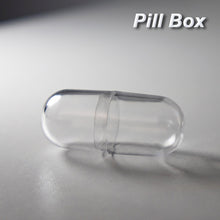 Load image into Gallery viewer, Mini Portable 10Pcs Big Size Hollow Capsules Empty Pill Capsule Medicine Capsule Transparent Empty Capsules Box