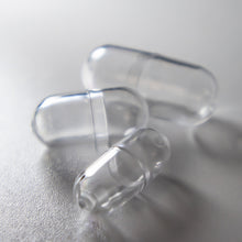 Load image into Gallery viewer, Mini Portable 10Pcs Big Size Hollow Capsules Empty Pill Capsule Medicine Capsule Transparent Empty Capsules Box