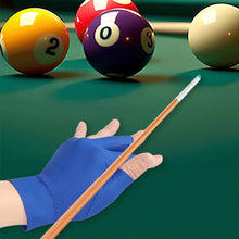 Load image into Gallery viewer, 1PC Three-Finger Billiard Gloves With Non-Slip Pad High Elastic Breathable Sports Gloves For Left Hand Billiard Supplies