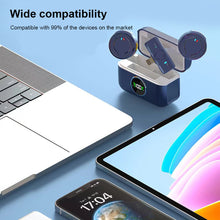 Load image into Gallery viewer, Wireless Button Microphone With Magnetic Back Clip Live Intelligent Noise Reduction Radio Microphone Lightning Type-C Interface