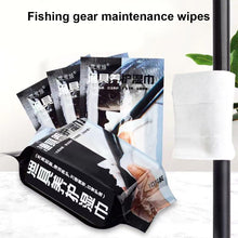 Load image into Gallery viewer, 1Pack /10PCS Fishing Gear Maintenance Wipes With Maintenance Oil Independent Packaging Lubrication Anti-Wear Fishing Gear