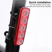 Load image into Gallery viewer, 1PC Bike 5 LED Variable Taillight Balance Car Helmet Backpack Strap Warning Light Type-C Charging Riding Equipment