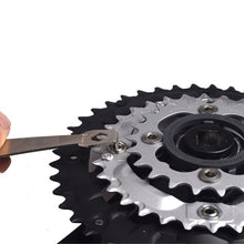 Load image into Gallery viewer, 1PC Mountain Bike Tooth Plate Nail Fixed Wrench Slotted Screw Tooth Plate Nail Removal Tool Bicycle Maintenance Supplies