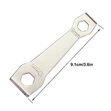 Load image into Gallery viewer, 1PC Mountain Bike Tooth Plate Nail Fixed Wrench Slotted Screw Tooth Plate Nail Removal Tool Bicycle Maintenance Supplies