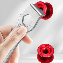 Load image into Gallery viewer, 1PC Mountain Bike Tooth Plate Nail Fixed Wrench Slotted Screw Tooth Plate Nail Removal Tool Bicycle Maintenance Supplies