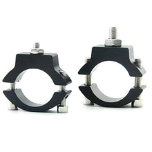 Load image into Gallery viewer, Motorcycle LED Light Brackets Bumper Spotlight Auxiliary Lamp Bracket Head Light Mount Tube Modified Clamp Mount Kit