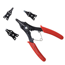 Load image into Gallery viewer, 4 in 1 Multifunctional Multi Crimp Removable Plier Head Circlip Pliers Set Snap Ring Pliers Retaining Circlip Pliers Hand Tools Kit