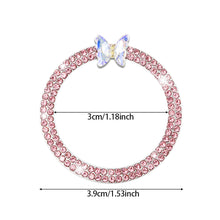 Load image into Gallery viewer, Crystal Car Onekey Start Button Decoration Ring with Diamond Rhinestone Circle Start Stop Switch Ring Car Interior Accessories