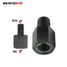 Load image into Gallery viewer, Motorcycle Mirror Adapter M10 M8 10MM 8MM Rearview Mirrors Adapters Conversion Bolt Screws Clockwise Anti-clock Right Left Thread