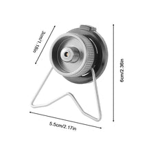 Load image into Gallery viewer, 1PC Cassette Stove Gas Tank Adapter With Support Anti-Rolling Anti-Leakage Self-Locking Device Outdoor Camping Stove Accessories