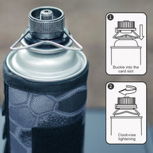 Load image into Gallery viewer, 1PC Cassette Stove Gas Tank Adapter With Support Anti-Rolling Anti-Leakage Self-Locking Device Outdoor Camping Stove Accessories