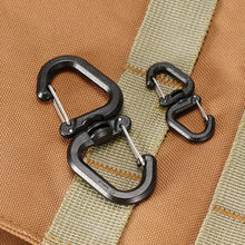 Load image into Gallery viewer, 1PC Outdoor Multi-Function 360° Rotatable Hook Type S Hiking Backpack Buckle For Flashlight Camping Gadgets