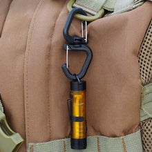 Load image into Gallery viewer, 1PC Outdoor Multi-Function 360° Rotatable Hook Type S Hiking Backpack Buckle For Flashlight Camping Gadgets
