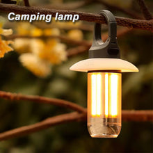 Load image into Gallery viewer, Outdoor Dual Light Flashlight Multi-Functional Camping Atmosphere Light With Hook Type-C Charging