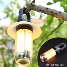 Load image into Gallery viewer, Outdoor Dual Light Flashlight Multi-Functional Camping Atmosphere Light With Hook Type-C Charging