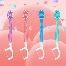 Load image into Gallery viewer, 10pcs/box Mini Disposable Bursting Bead Toothbrush Multifunctional Portable Oral Cleaning No Mouthwash Dental Floss Toothbrush