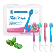 Load image into Gallery viewer, 10pcs/box Mini Disposable Bursting Bead Toothbrush Multifunctional Portable Oral Cleaning No Mouthwash Dental Floss Toothbrush