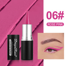 Load image into Gallery viewer, Multicolor Smooth Matte Eyeliner Waterproof Sweatproof Long-lasting Multifunctional Eyeliner Eyeshadow Eye Makeup Cosmetics