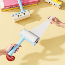 Load image into Gallery viewer, Long Rod Large Lint Roller Detachable Dustproof Highly Viscous Tearable Paper Hair Remover Roller Hair Debris Dust Cleaning Tool