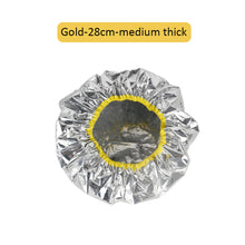 Load image into Gallery viewer, Tin Foil Thermostatic Hair Mask Cap Self-heating Steam Hair Care Cap Lightweight Washable Elastic Hairdressing Cap Hair Care Tool