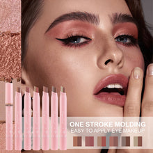 Load image into Gallery viewer, Two-tone Eyeshadow Pen Portable Matte Pearlescent Eyeshadow Stick Lying Silkworm Pen Multicolor Long-lasting Eye Makeup Cosmetics