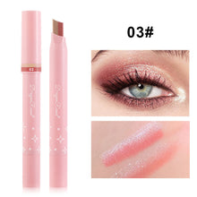 Load image into Gallery viewer, Two-tone Eyeshadow Pen Portable Matte Pearlescent Eyeshadow Stick Lying Silkworm Pen Multicolor Long-lasting Eye Makeup Cosmetics