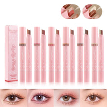 Load image into Gallery viewer, Two-tone Eyeshadow Pen Portable Matte Pearlescent Eyeshadow Stick Lying Silkworm Pen Multicolor Long-lasting Eye Makeup Cosmetics