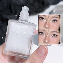 Load image into Gallery viewer, Ball Bearing Liquid Highlight Eyeshadow Portable Non-greasy Fine Flashing Facial Collarbone Highlighter Face Body Makeup Cosmetics