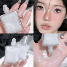 Load image into Gallery viewer, Ball Bearing Liquid Highlight Eyeshadow Portable Non-greasy Fine Flashing Facial Collarbone Highlighter Face Body Makeup Cosmetics