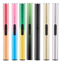 Load image into Gallery viewer, Portable USB Charging Pulse Igniter Kitchen Electronic Lighter Safe No Open Flame Safety Lock Outdoor Windproof Stovetop Candle