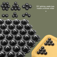 Load image into Gallery viewer, Non Drilling Adhesive Universal Wheel Storage Box Organizing Box Adhesive Ball Universal Pulley Ball Universal Wheel Ball Slider