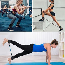 Load image into Gallery viewer, Elastic Ankle Resistance Bands Ankle Strap Hip Leg Strength Pull Rope Fitness Training Home Yoga Pilate Crossfit Workout Gym Equipment