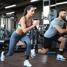 Load image into Gallery viewer, Elastic Ankle Resistance Bands Ankle Strap Hip Leg Strength Pull Rope Fitness Training Home Yoga Pilate Crossfit Workout Gym Equipment