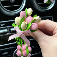 Load image into Gallery viewer, Car Outlet Vent Perfume Clips Conditioning Aromatherapy Freshener with Cute Tulip Flower Design