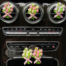 Load image into Gallery viewer, Car Outlet Vent Perfume Clips Conditioning Aromatherapy Freshener with Cute Tulip Flower Design