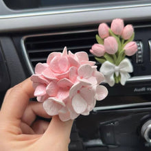 Load image into Gallery viewer, Car Perfume Clip Flower Tulip Air Outlet Car Air Freshener Peach Blossom Aroma Diffuser Car Decoration Accessories Fresh Air