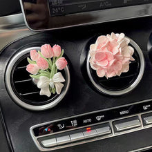 Load image into Gallery viewer, Car Perfume Clip Flower Tulip Air Outlet Car Air Freshener Peach Blossom Aroma Diffuser Car Decoration Accessories Fresh Air