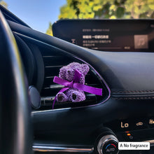 Load image into Gallery viewer, Cute Purple Bear Car Perfume Clip Outlet Aromatherapy Freshener Diffuser Fragrance Ornament Auto Interior Accessories