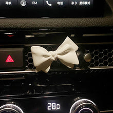 Load image into Gallery viewer, Car Air Freshener Holder Bowknot Bear Shape Gypsum Fragrant Stone Auto Air Outlet Freshener Perfume Clip for Car