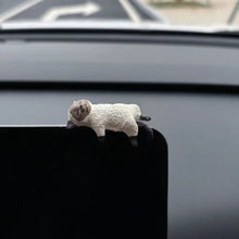 Load image into Gallery viewer, Car Interior Center Console Navigator Screen Sleeping Cat Decoration For Computer Display Lying Cat Animal Sculpture