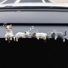 Load image into Gallery viewer, Car Interior Center Console Navigator Screen Sleeping Cat Decoration For Computer Display Lying Cat Animal Sculpture