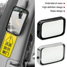 Load image into Gallery viewer, 2Pcs Car Rearview Mirror Square Shape for Back Passenger HD Glass Wide Angle Convex Mirror Adjustable Car Blind Spot Rear View Mirror