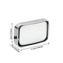 Load image into Gallery viewer, 2Pcs Car Rearview Mirror Square Shape for Back Passenger HD Glass Wide Angle Convex Mirror Adjustable Car Blind Spot Rear View Mirror