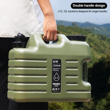 Load image into Gallery viewer, 11L-12L Outdoor Camping Water Bucket Large Capacity Portable Camp Water Bag with Detachable Faucet No Leakage for Fishing Picnic Hiking