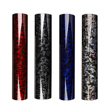 Load image into Gallery viewer, 50/100/150cm Carbon Fiber Car Film Glossy Forged Carbon Fiber Vinyl Wrap Car Accessories Red Self Adhesive Decal Stickers for Car Body Film