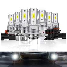 Load image into Gallery viewer, 1PC 80W Car Headlight Mini H7 LED Bulb 1:1 Size Head Lamp Wireless 1800LM CSP LED Chips Fog Bulb 6000K White DC12V 24V Fanless