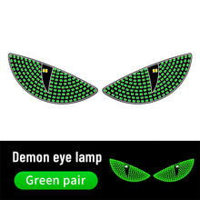 Load image into Gallery viewer, 2Pcs Car LED Devil Eye Decorative Light Rear Warning Light Red Dynamic Demon Eyes Atmosphere Light Auto Decoration Accessories