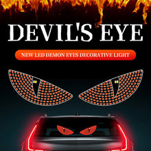Load image into Gallery viewer, 2Pcs Car LED Devil Eye Decorative Light Rear Warning Light Red Dynamic Demon Eyes Atmosphere Light Auto Decoration Accessories