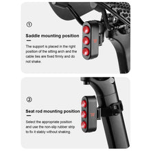 Load image into Gallery viewer, 1PC Mountain Bike Highlight Intelligent Taillight Night Riding Long Endurance Warning Brake Light Bicycle Accessories