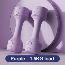 Load image into Gallery viewer, 1Pair Women Adjustable Fitness Dumbbell Body Shaping Strength Training Home Sports Equipment